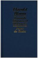 Harold Bloom by Peter De Bolla