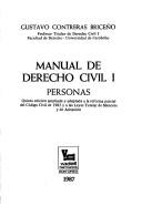 Cover of: Manual de derecho civil I: personas