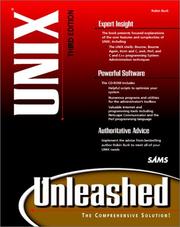Cover of: UNIX unleashed