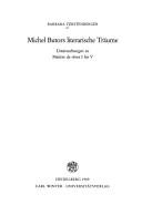 Cover of: Michel Butors literarische Träume by Barbara Fürstenberger