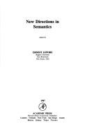 Cover of: New directions in semantics
