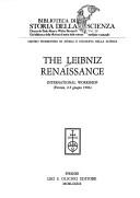 Front cover of The Leibniz renaissance by Unknown