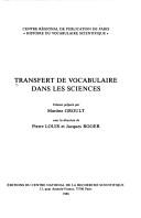 Cover of: Transfert de vocabulaire dans les sciences