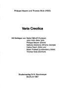 Cover of: Varia creolica
