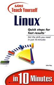 Cover of: Sams Teach Yourself Linux in 10 Minutes