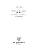 Cover of: Strukturen als Schlüssel zur Welt by Walter Haug