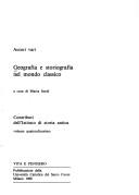 Cover of: Geografia e storiografia nel mondo classico by autori vari ; a cura di Marta Sordi.