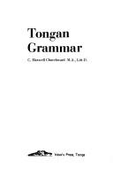 Tongan grammar by C. Maxwell Churchward