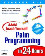 Cover of: Sams Teach Yourself Palm Programming in 24 Hours