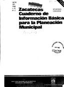 Cover of: Cuaderno de información básica para la planeación municipal.