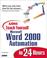 Cover of: Sams teach yourself Microsoft Word 2000 automation in 24 hours