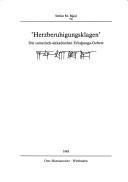 Cover of: "Herzberuhigungsklagen": die sumerisch-akkadischen Eršaḫunga-Gebete