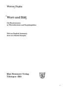 Cover of: Wort und Bild: die Illustrationen in Wörterbüchern und Enzyklopädien