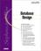 Cover of: Database Design (Sams Teach Yourself)