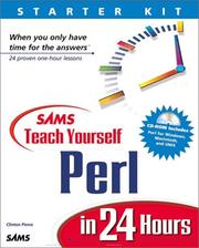 Cover of: Sams Teach Yourself Perl in 24 Hours