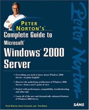 Cover of: Peter Norton's complete guide to Windows 2000 server by Peter Norton ... [et al.].