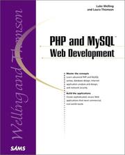 Cover of: PHP and MySQL Web Development by Luke Welling, Laura Thomson
