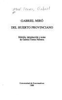 Cover of: Del huerto provinciano