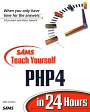 Cover of: SAMS Teach Yourself PHP4 in 24 Hours