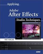 Cover of: Applying Adobe(R) After Effects Studio Techniques