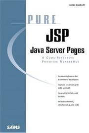 Cover of: Pure JSP: Java Server Pages