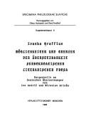 Cover of: Möglichkeiten und Grenzen der Übersetzbarkeit serbokroatischer literarischer Prosa