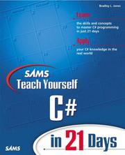 Cover of: Sams Teach Yourself C# in 21 Days by Bradley L. Jones