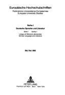 Cover of: Die semantische Interaktion zwischen dem präfigierenden Verbzusatz und dem Simplex bei deutschen Partikel- und Präfixverben