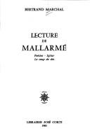 Cover of: Lecture de Mallarmé: Poésies, Igitur, Le coup de dés