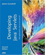 Cover of: Developing Java Servlets (2nd Edition) by James Goodwill, Bryan Morgan, Samir Mehta MD, James Goodwill, Bryan Morgan, Samir Mehta MD