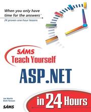 Cover of: Sams Teach Yourself ASP.NET in 24 Hours by Joe Martin, Brett Tomson, Brett Thomson, Joseph Martin