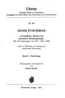 Adam Puschman "Gründlicher Bericht des deutschen Meistergesangs" by Adam Zacharias Puschman