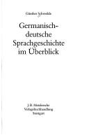 Cover of: Germanisch-deutsche Sprachgeschichte im Überblick