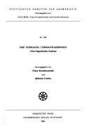 Cover of: Das Verkaufs-, Einkaufs-Gespräch: eine linguistische Analyse