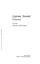 Cover of: Cyprian Norwid: interpretacje