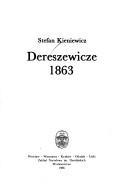 Cover of: Dereszewicze 1863