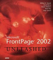 Microsoft FrontPage 2002 Unleashed by William R. Stanek