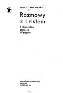 Cover of: Rozmowy z Leistem, hitlerowskim starostą Warszawy