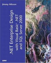 Cover of: .NET Enterprise Design with Visual Basic .NET and SQL Server 2000 | Jimmy Nilsson