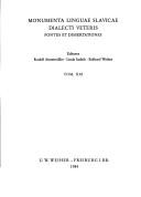 Cover of: Dictionarium septem diversarum linguarum Prag 1605: Nachdruck des siebensprachigen Teils und der čechisch-lateinischen Wörterliste