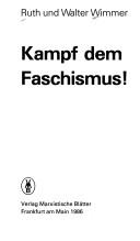 Cover of: Kampf dem Faschismus!: Thälmann, 1929-1933