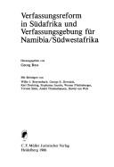 Cover of: Verfassungsreform in Südafrika und Verfassungsgebung für Namibia/Südwestafrika