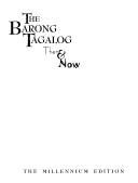 Cover of: The Barong Tagalog by Visitacion R. de la Torre