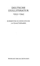 Cover of: Deutsche Exilliteratur 1933-1945 by Konrad Feilchenfeldt