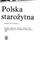 Cover of: Polska starożytna