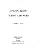 Journal of a rambler by John Boultbee