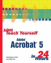 Cover of: Sams Teach Yourself Adobe Acrobat 5 in 24 Hours