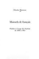 Manuels de français by Elisabet Hammar