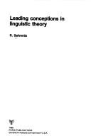 Cover of: Leading conceptions in linguistic theory