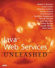 Cover of: Java Web Services Unleashed
